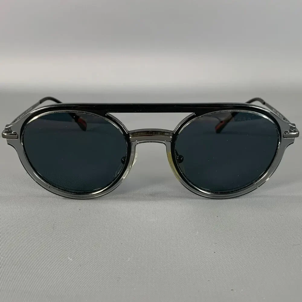 PRADA Black Light Grey SPS 05T P2X-5Z1 Sunglasses & Eyewear